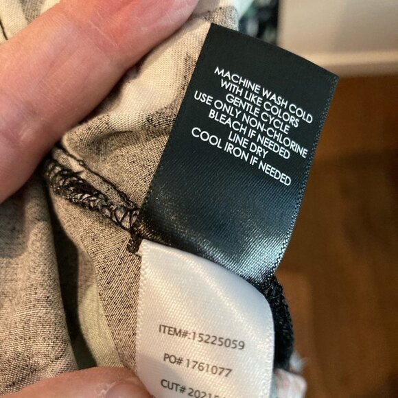 TORRID Sz 4X Maxi Dress Button Down Floral 3/4 Sleeves Hoops for Belt - Picture 13 of 14